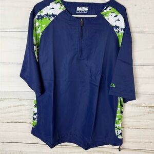 Bomber Gear Men's Blue and Green Paddling Jacket